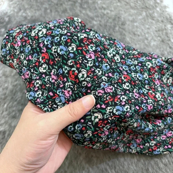 LOFT Floral Rib Trim Mixed Media Tank - Picture 9 of 12